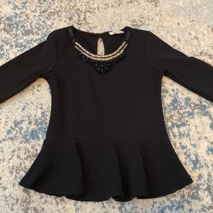 S women black top